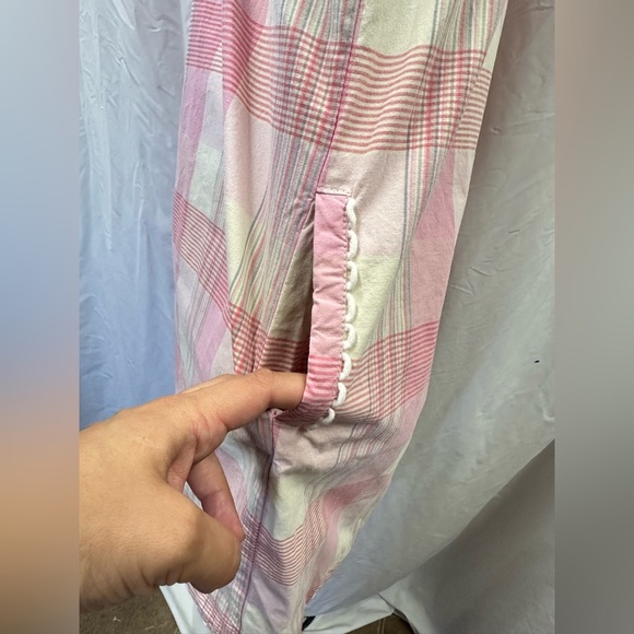 Vintage Juicy Couture pink plaid mini dress size 4 - Picture 5 of 12